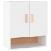 Armario de pared madera contrachapada blanco 60x31x70 cm