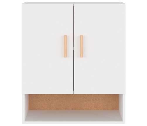 Armario de pared madera contrachapada blanco 60x31x70 cm