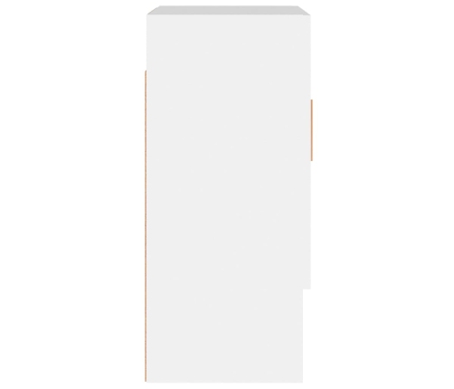 Armario de pared madera contrachapada blanco 60x31x70 cm