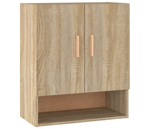 Armario de pared madera contrachapada roble sonoma 60x31x70 cm