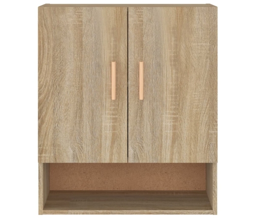 Armario de pared madera contrachapada roble sonoma 60x31x70 cm