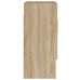 Armario de pared madera contrachapada roble sonoma 60x31x70 cm