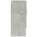 Armario de pared madera contrachapada gris hormigón 60x31x70 cm