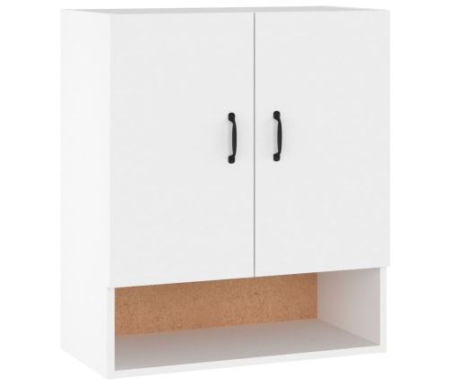 Armario de pared madera contrachapada blanco 60x31x70 cm