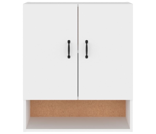 Armario de pared madera contrachapada blanco 60x31x70 cm