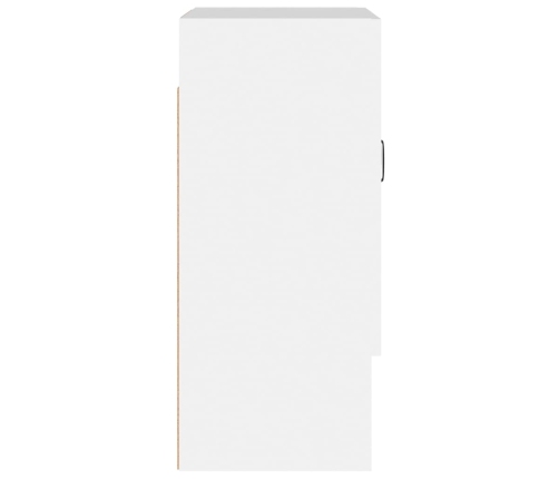 Armario de pared madera contrachapada blanco 60x31x70 cm