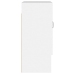 Armario de pared madera contrachapada blanco 60x31x70 cm