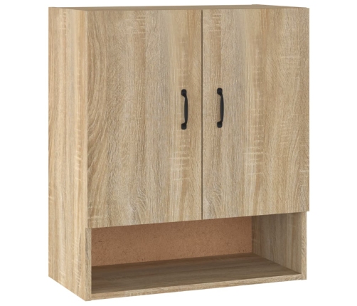 Armario de pared madera contrachapada roble sonoma 60x31x70 cm