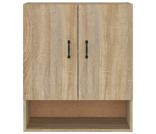 Armario de pared madera contrachapada roble sonoma 60x31x70 cm