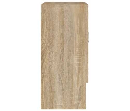 Armario de pared madera contrachapada roble sonoma 60x31x70 cm