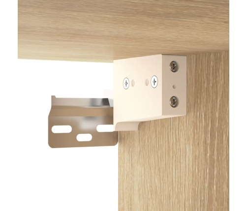 Armario de pared madera contrachapada roble sonoma 60x31x70 cm