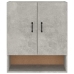 Armario de pared madera contrachapada gris hormigón 60x31x70 cm