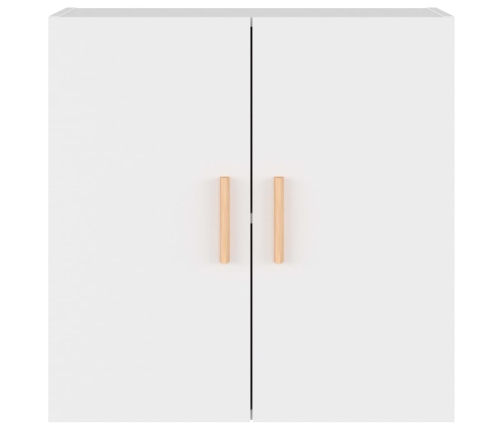 Armario de pared madera contrachapada blanco 37x37x37 cm