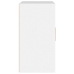 Armario de pared madera contrachapada blanco 37x37x37 cm