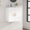 Armario de pared madera contrachapada blanco 37x37x37 cm