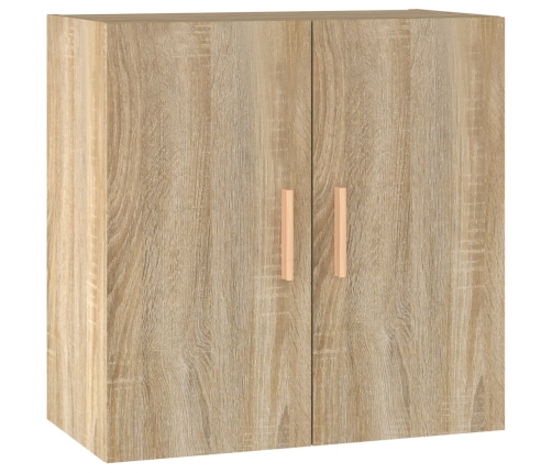 Armario de pared madera contrachapada roble sonoma 60x30x60 cm