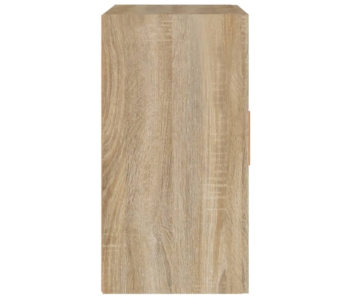 Armario de pared madera contrachapada roble sonoma 60x30x60 cm