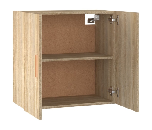 Armario de pared madera contrachapada roble sonoma 60x30x60 cm