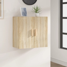 Armario de pared madera contrachapada roble sonoma 60x30x60 cm