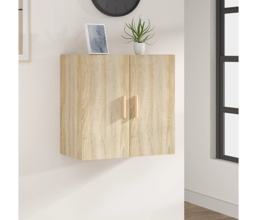 Armario de pared madera contrachapada roble sonoma 60x30x60 cm