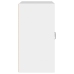 Armario de pared madera contrachapada blanco 60x31x60 cm