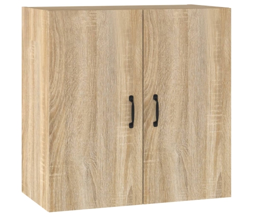 Armario de pared madera contrachapada roble Sonoma 60x31x60 cm