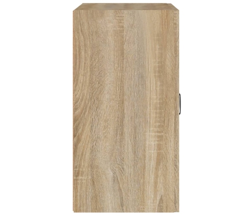 Armario de pared madera contrachapada roble Sonoma 60x31x60 cm