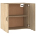 Armario de pared madera contrachapada roble Sonoma 60x31x60 cm