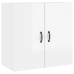 Armario pared madera contrachapada blanco brillo 60x31x60 cm