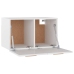 Armario pared madera contrachapada blanco brillo 60x36,5x35 cm