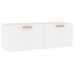 Armario de pared madera contrachapada blanco 100x36,5x35 cm