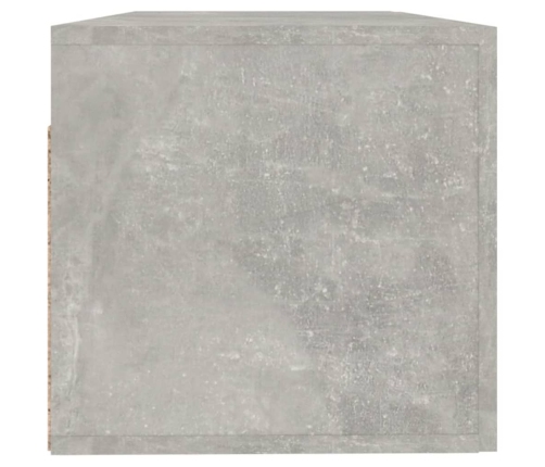 Armario pared madera contrachapada gris hormigón 100x36,5x35 cm