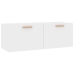 Armario pared madera contrachapada blanco brillo 100x36,5x35 cm