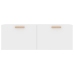 Armario pared madera contrachapada blanco brillo 100x36,5x35 cm