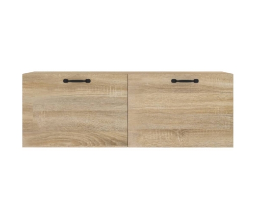 Armario pared madera contrachapada roble Sonoma 100x36,5x35 cm