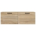 Armario pared madera contrachapada roble Sonoma 100x36,5x35 cm