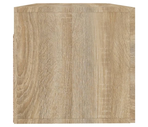 Armario pared madera contrachapada roble Sonoma 100x36,5x35 cm