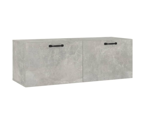 Armario pared madera contrachapada gris hormigón 100x36,5x35 cm