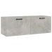 Armario pared madera contrachapada gris hormigón 100x36,5x35 cm