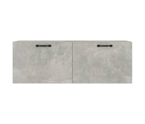 Armario pared madera contrachapada gris hormigón 100x36,5x35 cm