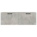 Armario pared madera contrachapada gris hormigón 100x36,5x35 cm