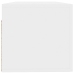 Armario pared madera contrachapada blanco brillo 100x36,5x35 cm