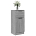 Aparadores 2 uds madera contrachapada gris Sonoma 30x30x70 cm