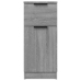 Aparadores 2 uds madera contrachapada gris Sonoma 30x30x70 cm