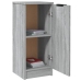 Aparadores 2 uds madera contrachapada gris Sonoma 30x30x70 cm