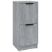 Aparador de madera contrachapada gris Sonoma 30x30x70 cm