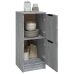 Aparadores 2 uds madera contrachapada gris Sonoma 30x30x70 cm