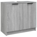 Armario de baño madera contrachapada gris Sonoma 64,5x33,5x59cm