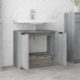 Armario de baño madera contrachapada gris Sonoma 64,5x33,5x59cm