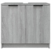 Armario de baño madera contrachapada gris Sonoma 64,5x33,5x59cm